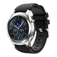 Strap-it Samsung Gear S3 silicone band (zwart)