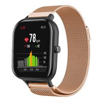 Strap-it Xiaomi Amazfit GTS Milanese band (rosé goud)