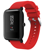 Strap-it Xiaomi Amazfit Bip silicone band (rood)