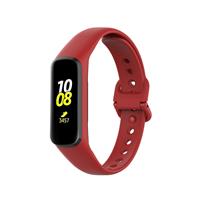 Strap-it Samsung Galaxy Fit 2 siliconen bandje (rood)