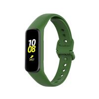 Strap-it Samsung Galaxy Fit 2 siliconen bandje (donkergroen)