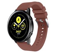 Strap-it Samsung Galaxy Watch Active silicone band (koffiebruin)