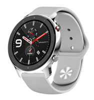 Strap-it Xiaomi Amazfit GTR sport band (grijs)