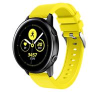 Strap-it Samsung Galaxy Watch Active silicone band (geel)