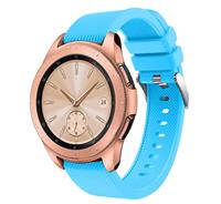 Strap-it Samsung Galaxy Watch siliconen bandje 41mm / 42mm (lichtblauw)