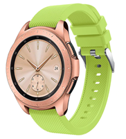 Strap-it Samsung Galaxy Watch siliconen bandje 41mm / 42mm (lichtgroen)