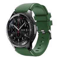 Strap-it Samsung Galaxy Watch siliconen bandje 45mm / 46mm (legergroen)