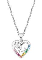 Prinzessin Lillifee Ketting met hanger voor meisjes, sterling zilver 925, zirkonia (synth.) N