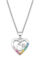 Prinzessin Lillifee Kette mit Anhänger »Herz/Buchstaben, 2027876«, mit Zirkonia