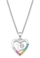 Prinzessin Lillifee Ketting met hanger voor meisjes, 925 sterling zilver, zirkonia synth. | L