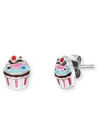 Herzengel Paar Ohrstecker »Muffin, HEE-MUFFIN«, mit Emaille