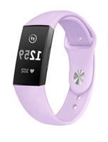 Strap-it Fitbit Charge 4 sportband (lavendel)