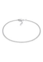 Elli Dames Stang Curb Ketting Basic Verstelbaar in 925 Sterling Zilver