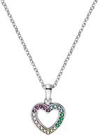 Prinzessin Lillifee Ketting met hanger voor meisjes, 925 Sterling Zilver, (synth.) Zirconia | Hart