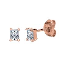 Vivance Paar Ohrstecker »Ohrstecker 925 Silber rotvergoldet«, Glänzend