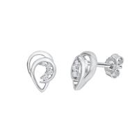 Vivance Paar Ohrstecker »Ohrstecker 925 Silber rhodiniert glanz Zirkonia«, mit Geschenketui