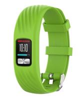 Strap-it Garmin Vivofit 4 siliconen bandje (lichtgroen)