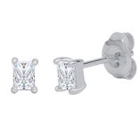 Vivance Paar Ohrstecker »925 Silber rhodiniert«, Glänzend