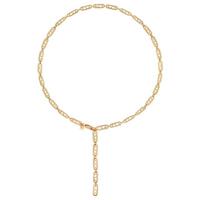 CAÏ Y-Kette »925 Silber vergoldet Kette Y-Kette Herzen«, Collier