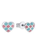 Prinzessin Lillifee Oorbellen voor meisjes, 925 sterling zilver | hartje