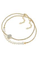 Elli Dames Hart Hanger Trend met Kristallen in 925 Sterling Zilver