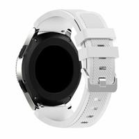 Strap-it Samsung Galaxy Watch 4 - 44mm siliconen bandje (wit)