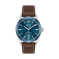 Hugo Boss Leren horloge voor stijlvolle mannen