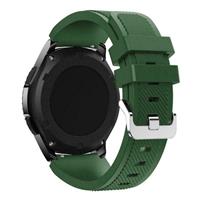 Strap-it Samsung Galaxy Watch 4 Classic 46mm siliconen bandje (legergroen)