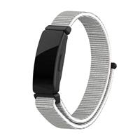 Strap-it Fitbit Inspire nylon bandje (zeeschelp)