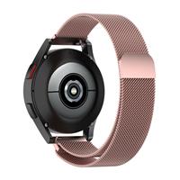 Strap-it Samsung Galaxy Watch 4 Classic 46mm Milanese band (roze)