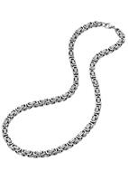 Firetti Edelstalen ketting Koningsschakels, 6,4 mm met zirkoon (synthetisch)