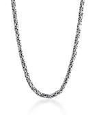KUZZOI Herren Basic Königskette Oxidiert Cool 925 Silber