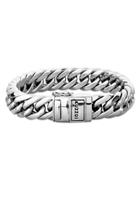 KUZZOI Herren Panzer Massiv Kastenverschluss 925 Silber