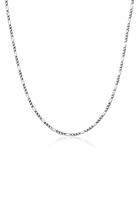 Kuzzoi Silberkette »Herrn Figaro Oxidiert Massiv Mann 925 Silber«