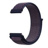 Strap-it Samsung Galaxy Watch 4 Classic nylon band (paars/blauw)