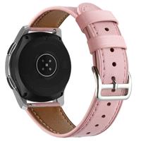 Strap-it Samsung Galaxy Watch 4 Classic 42mm leren bandje (roze)