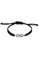 Kuzzoi Armband »Herren mit Infinity Symbol Oxidiert 925 Silber«