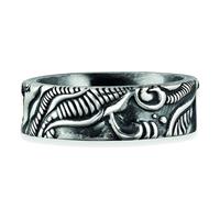 CAÏ Ring »925/- Sterling Silber oxidiert Japan«