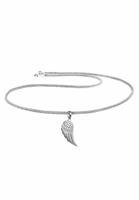 KUZZOI Mann Schlangenkette Flügel Anhänger 925 Silber