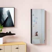 CASARIA Schmuckschrank Schmuckständer hängend für Tür- & Wandmontage mit / ohne LED schwarz