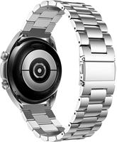 Strap-it Samsung Galaxy Watch 4 Classic stalen band (zilver)