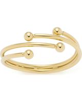 Leonardo Dames ringen in edelstaal, goud, voor Dames, 4002541216601, EAN: 021660
