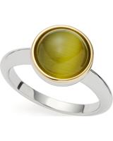 Leonardo Dames ringen in edelstaal, groen, voor Dames, 4002541215581, EAN: 021558