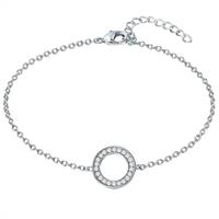 Rafaela Donata Silberarmband »RD352« (1-tlg), verziert mit Kristallen von Swarovski