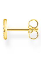 Thomas Sabo Single-Ohrstecker »Peace silber, Peace gold, H2218-051-14, H2218-414-14«, mit Zirkonia (synth)