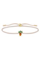 Thomas Sabo Armband »Little Secret Ananas gold, LS129-472-7-L20V«, mit Glas-Keramik Stein