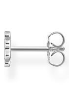 Thomas Sabo Single-Ohrstecker »Kleeblatt gold, Kleeblatt silber, H2215-051-14, H2215-414-14«, mit Zirkonia (synth)
