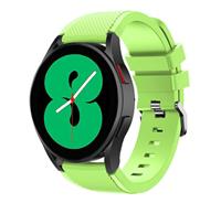 Strap-it Samsung Galaxy Watch 4 - 40mm siliconen bandje (lichtgroen)