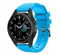Strap-it Samsung Galaxy Watch 4 Classic 42mm siliconen bandje (lichtblauw)