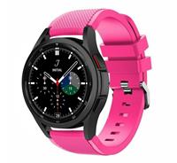 Strap-it Samsung Galaxy Watch 4 Classic 46mm siliconen bandje (knalroze)